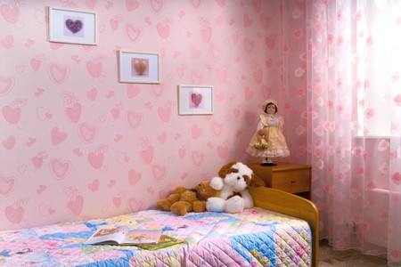 Обои в комнату для девочки подростка: покрытия для подростковых спален, видео и фото