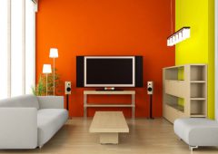 Оранжевые обои для стен: фото в интерьере, как выбрать, цветовые сочетания