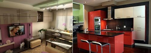 Планировка кухня гостиная: проект и план кухни-столовой, фото, видео