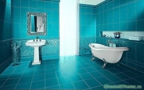 Плитка для ванной комнаты: фото, дизайн и примеры