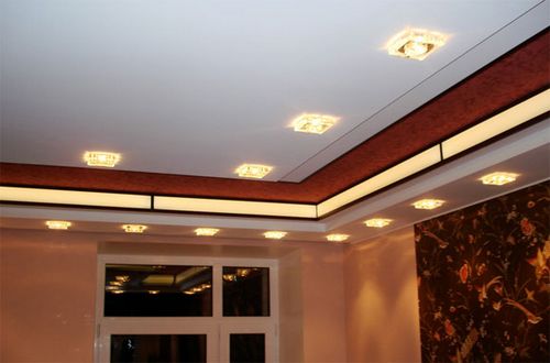 Подсветка потолка по периметру - варианты дизайна, какая лучше: точечная или лед подсветка, подробно на фото и видео