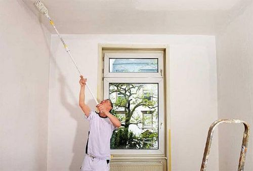 Покрасить потолок своими руками, фотографии и видео