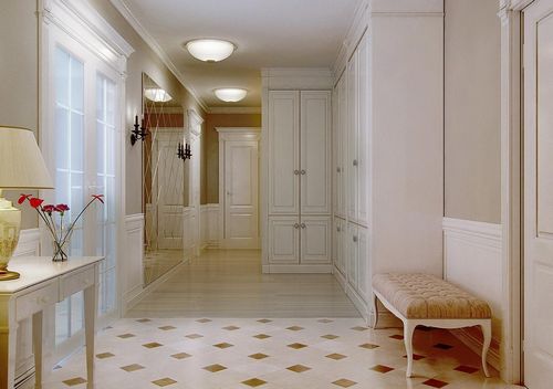 Пол в коридоре, что лучше: в прихожей сделать стены, можно использовать в комнате, в квартире светлое покрытие