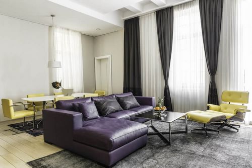 Портьеры для гостиной (50 фото): стильные портьеры в зал, современный дизайн, новинки 2018