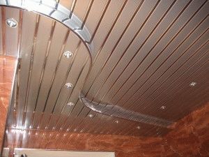 потолки реечные подвесные из алюминиевых профилей цена
