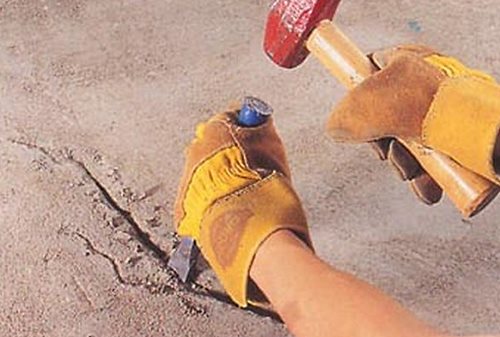 Ремонт трещин в бетонном полу своими руками - инструкция