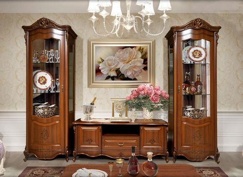 Серванты и буфеты для гостиной: для посуды угловой, фото мебели, шкаф-витрина, современные стеклянные классика
