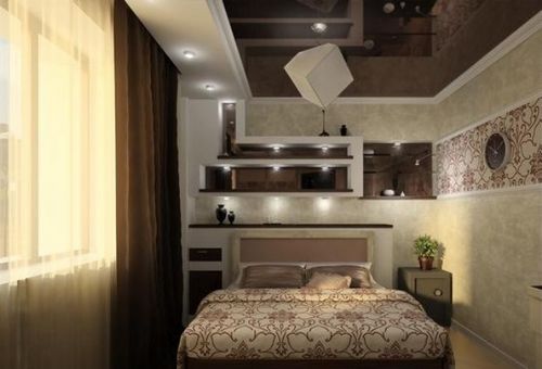 Шоколадный потолок спальне - особенности, преимущества и недостатки