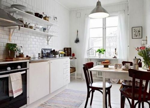 Скандинавский стиль в интерьере кухни