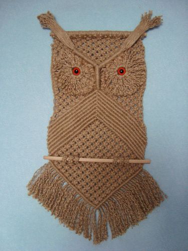 Сова макраме: схема плетения и мастер-класс с видео, панно как делать для начинающих, брелок и техника с крыльями