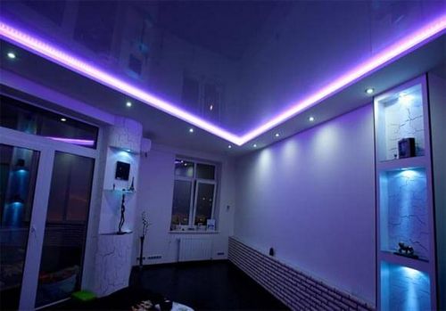 Светодиодные светильники для натяжных потолков, споты и люстры - особенности, фотографии и видео