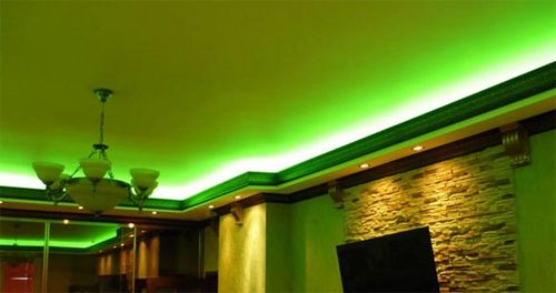 Светодиодные светильники для натяжных потолков, споты и люстры - особенности, фотографии и видео