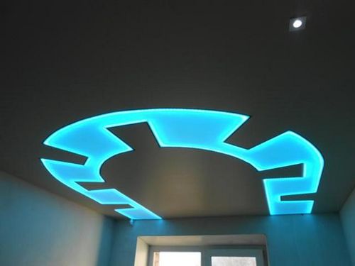 Технология монтажа светящегося натяжного потолка со светодиодами