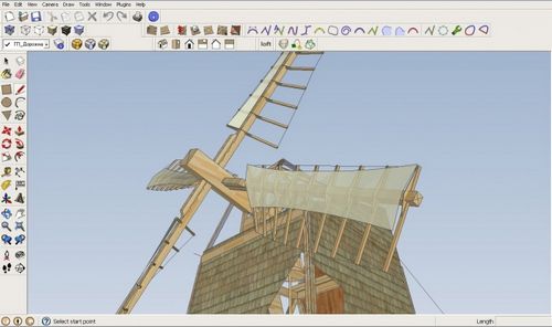 Ветряная мельница: схемы, чертежи
