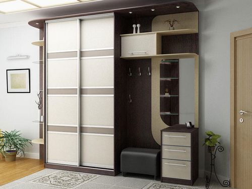Встроенный шкаф в прихожую фото дизайн идеи: сделать в коридоре двери, маленькие кухни в квартире узкой