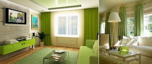 Зеленые шторы на кухню: фото оранжево синих штор, белые цвета, дизайн занавесок для стен, видео