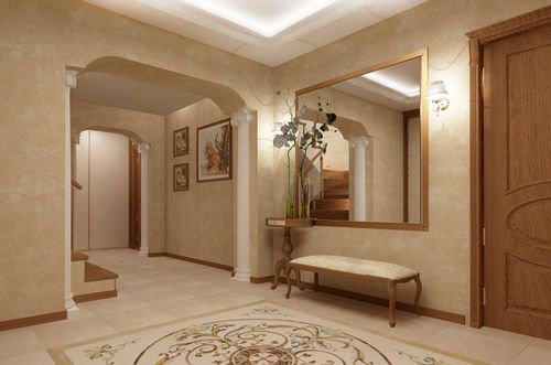 Жидкие обои в коридоре (38 фото): какой дизайн лучше выбрать для прихожей, оригинальные варианты интерьера комнат в квартире