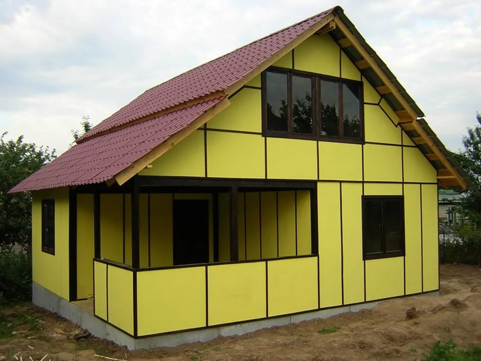 Проекты одноэтажных домов с односкатной крышей
