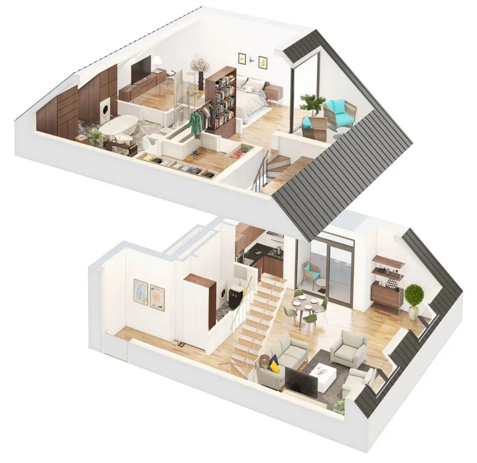 Floorplan 3d проекты