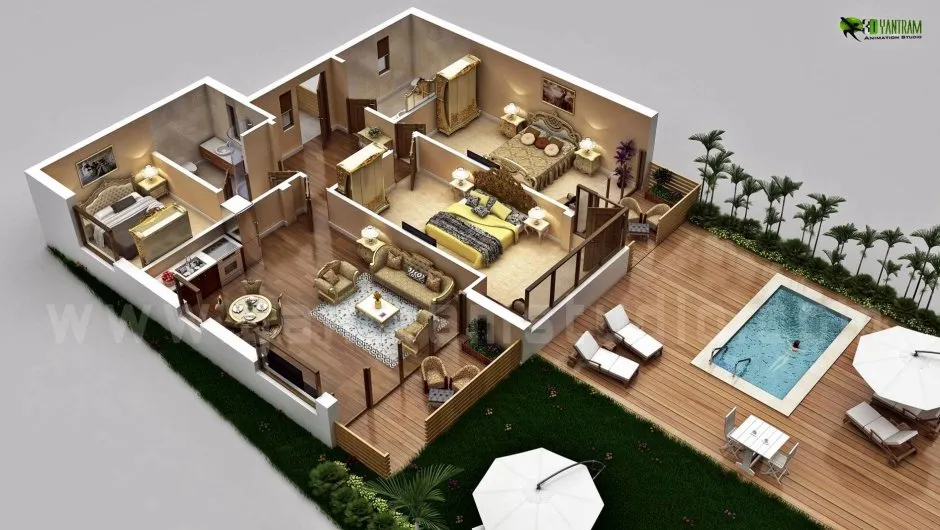 Floorplan 3d участок