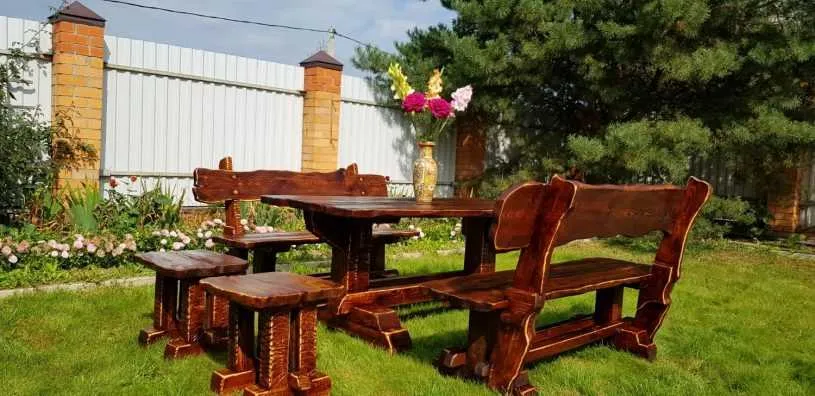 Садовая мебель - необычные варианты размещения на дачном участке (90 фото новинок)