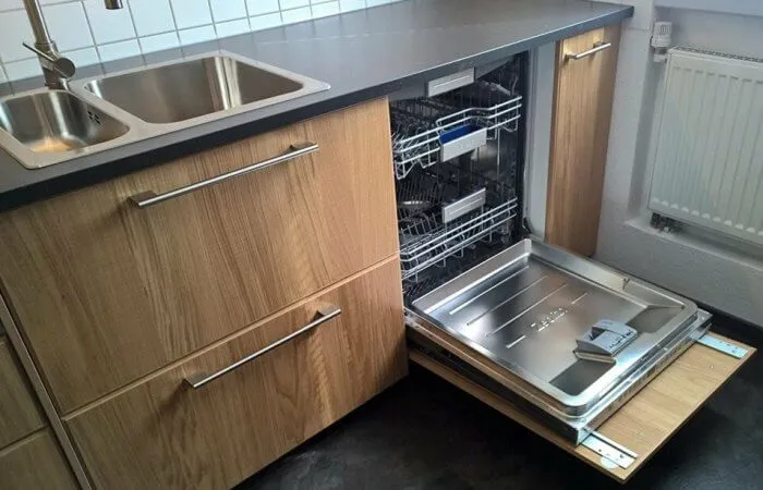 установка посудомоечной машины в готовую кухню