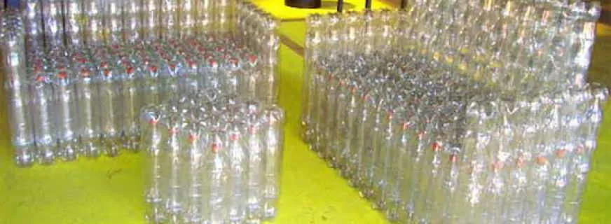 Изготовление своими руками мебели из пластиковых бутылок, тонкости процесса