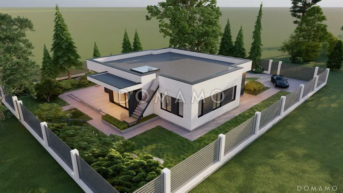 Проекты домов с плоской крышей: 5 ...